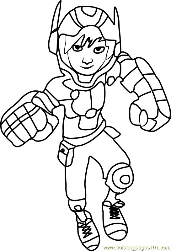 Big Hero 6 Coloring Pages 4