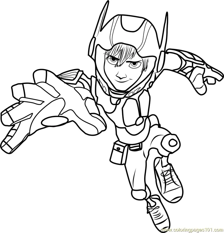 Big Hero 6 Coloring Pages 7