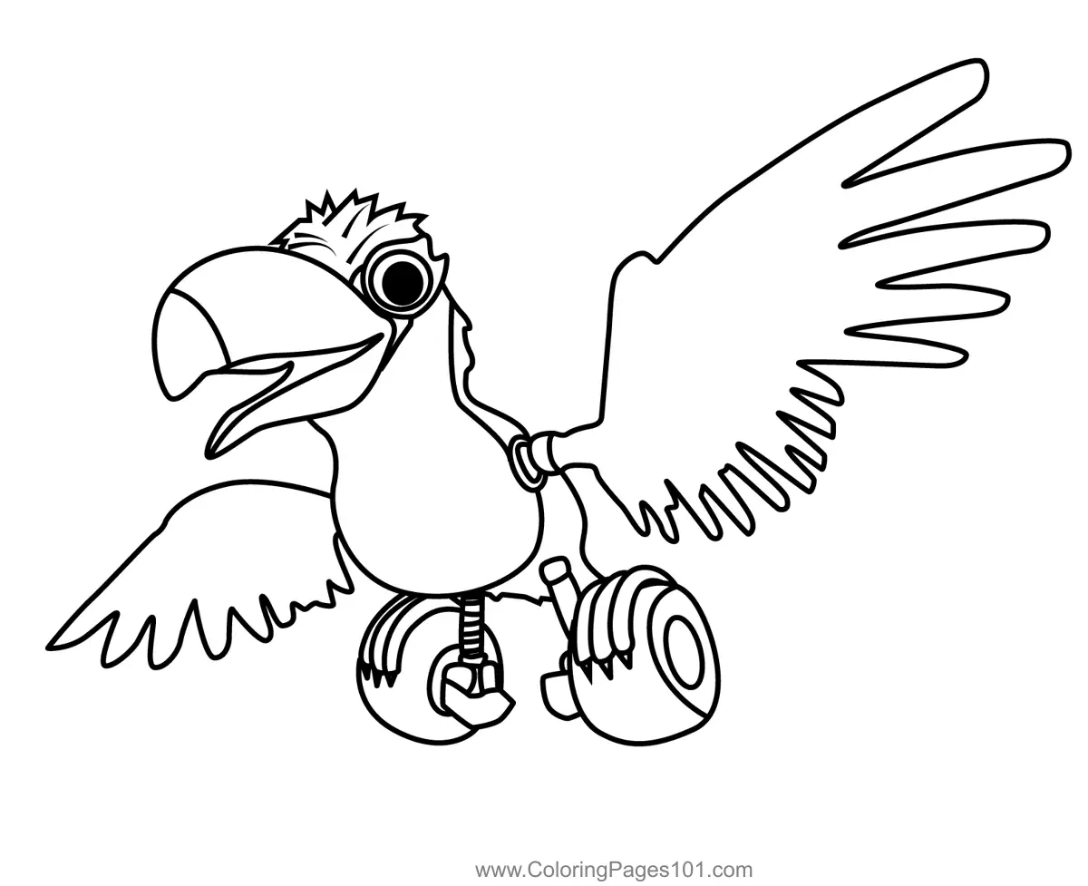 Blaze and the Monster Machines Coloring Pages 1