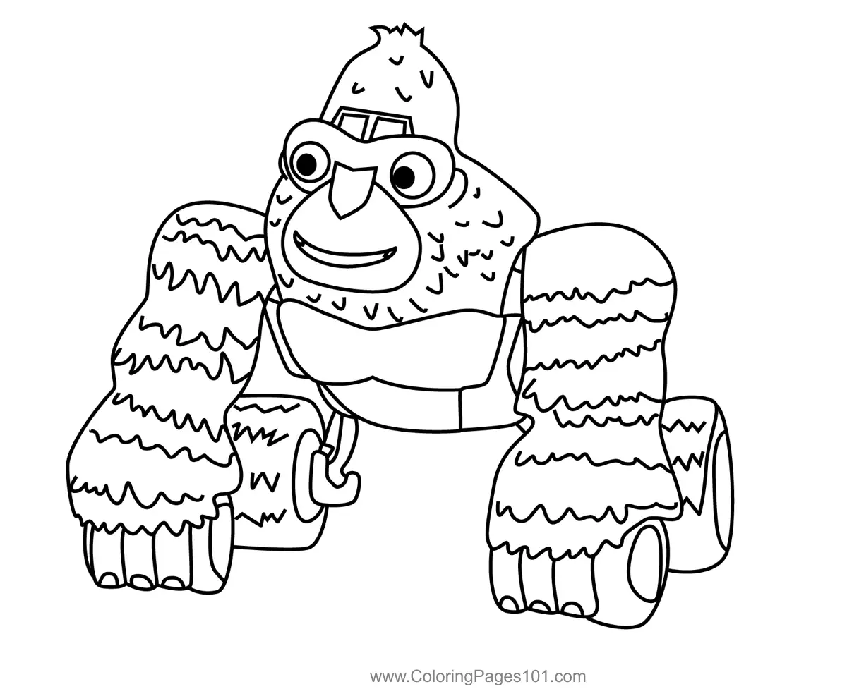 Blaze and the Monster Machines Coloring Pages 11