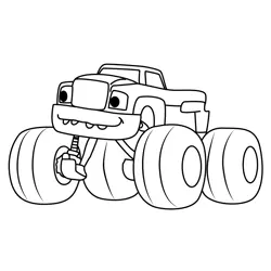Blaze and the Monster Machines Coloring Pages 3
