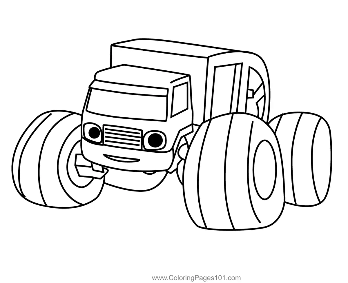 Blaze and the Monster Machines Coloring Pages 4