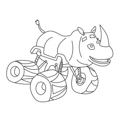Blaze and the Monster Machines Coloring Pages 6