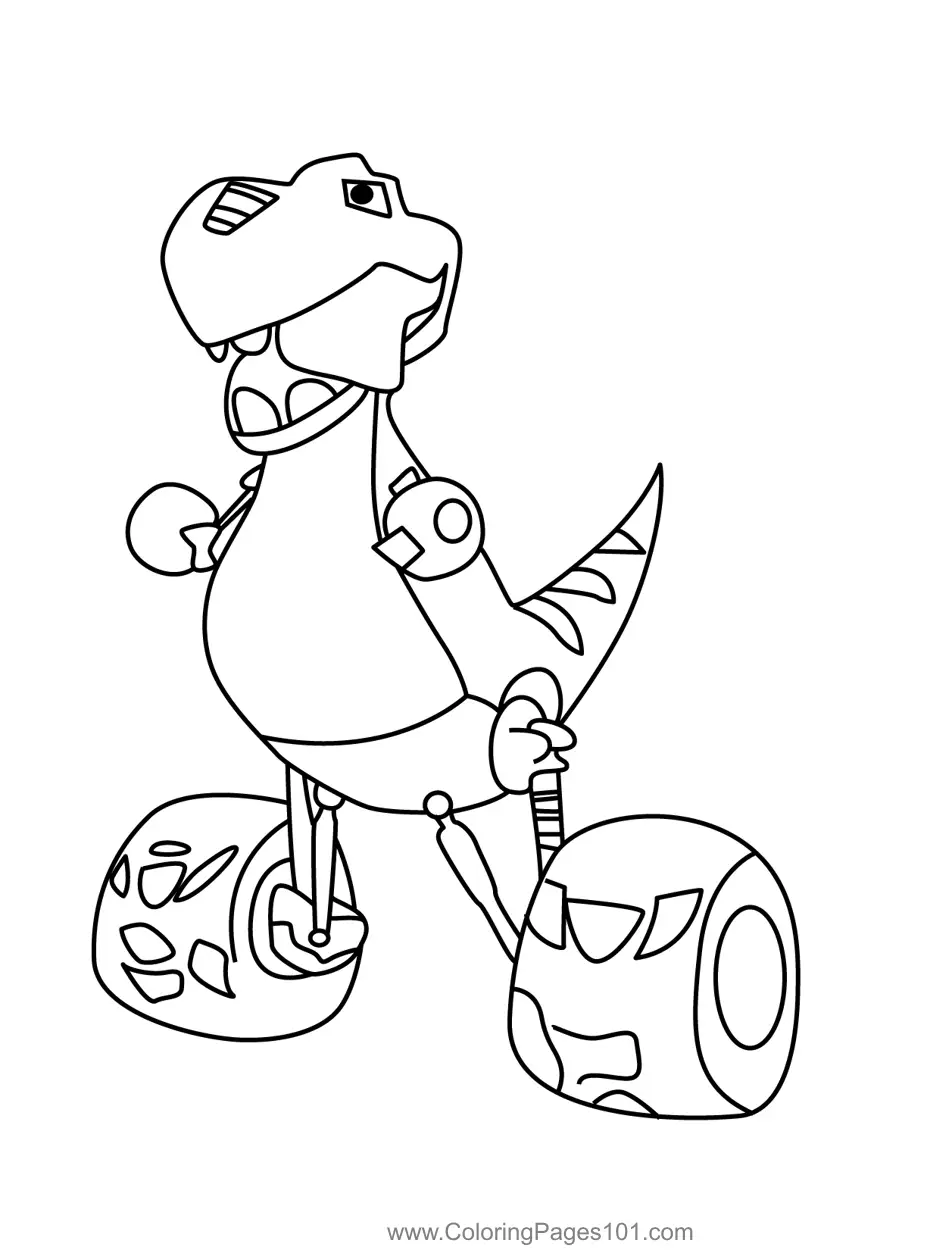 Blaze and the Monster Machines Coloring Pages 7