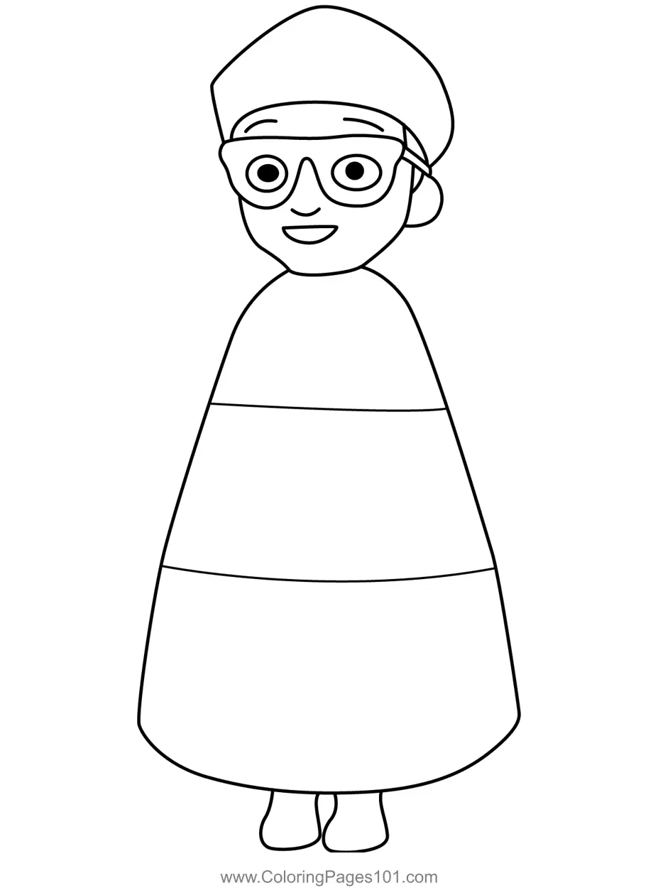 Blippi Coloring Pages 1