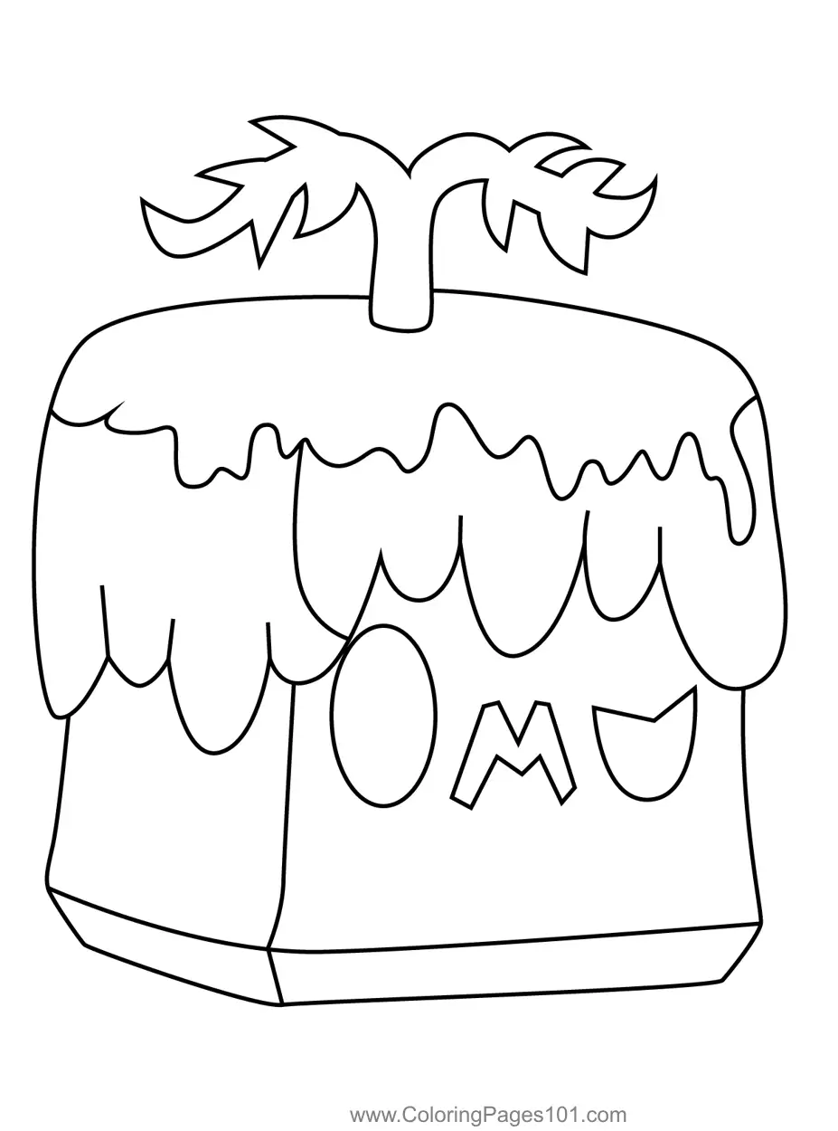 Blox Fruits Coloring Pages 3