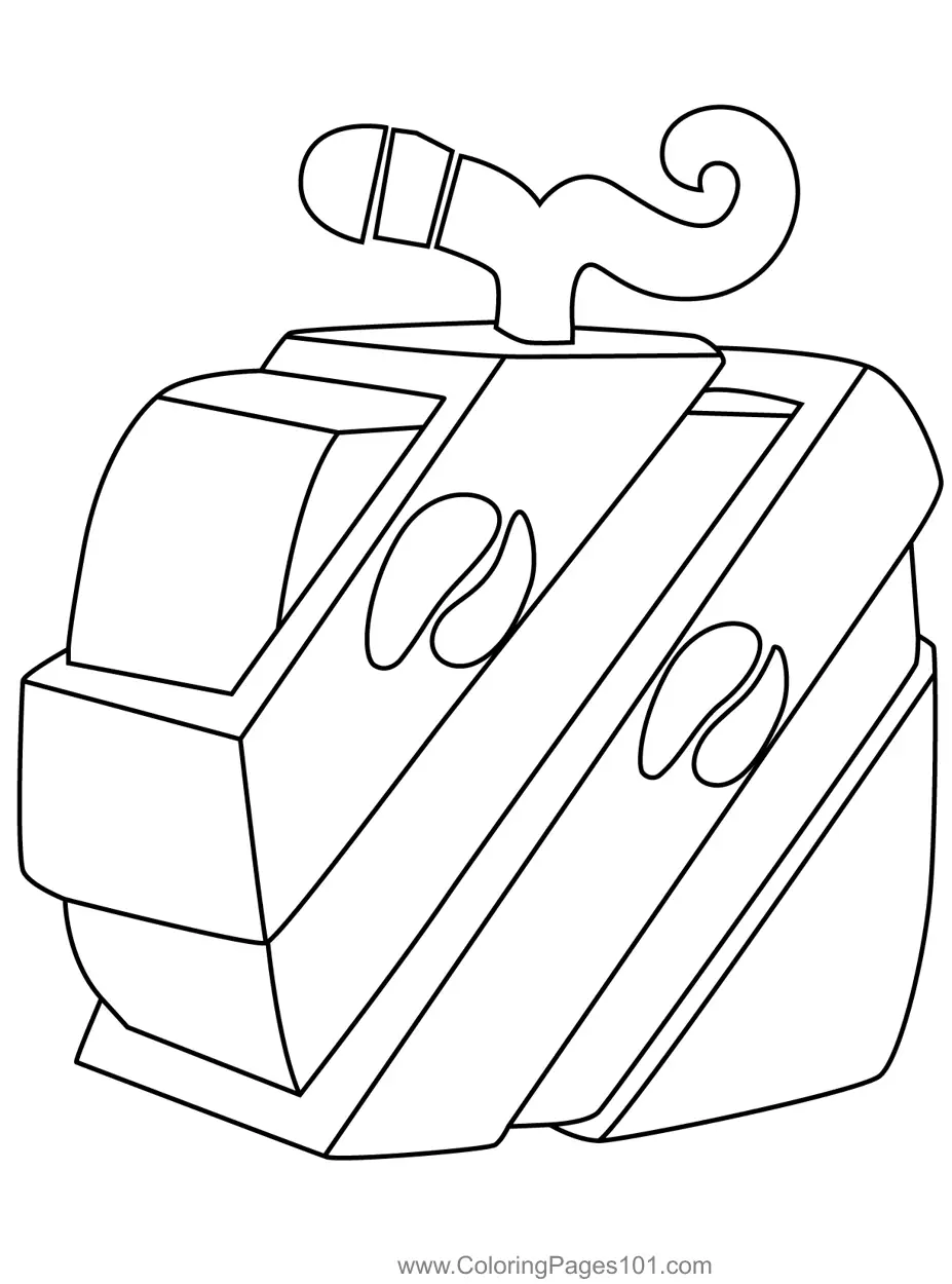 Blox Fruits Coloring Pages 6
