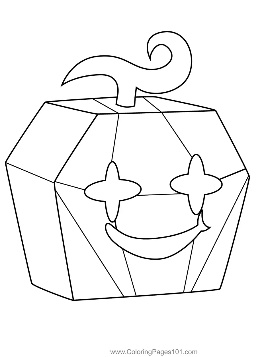 Blox Fruits Coloring Pages 8
