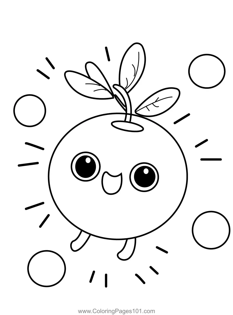 Blueberry Coloring Pages 2