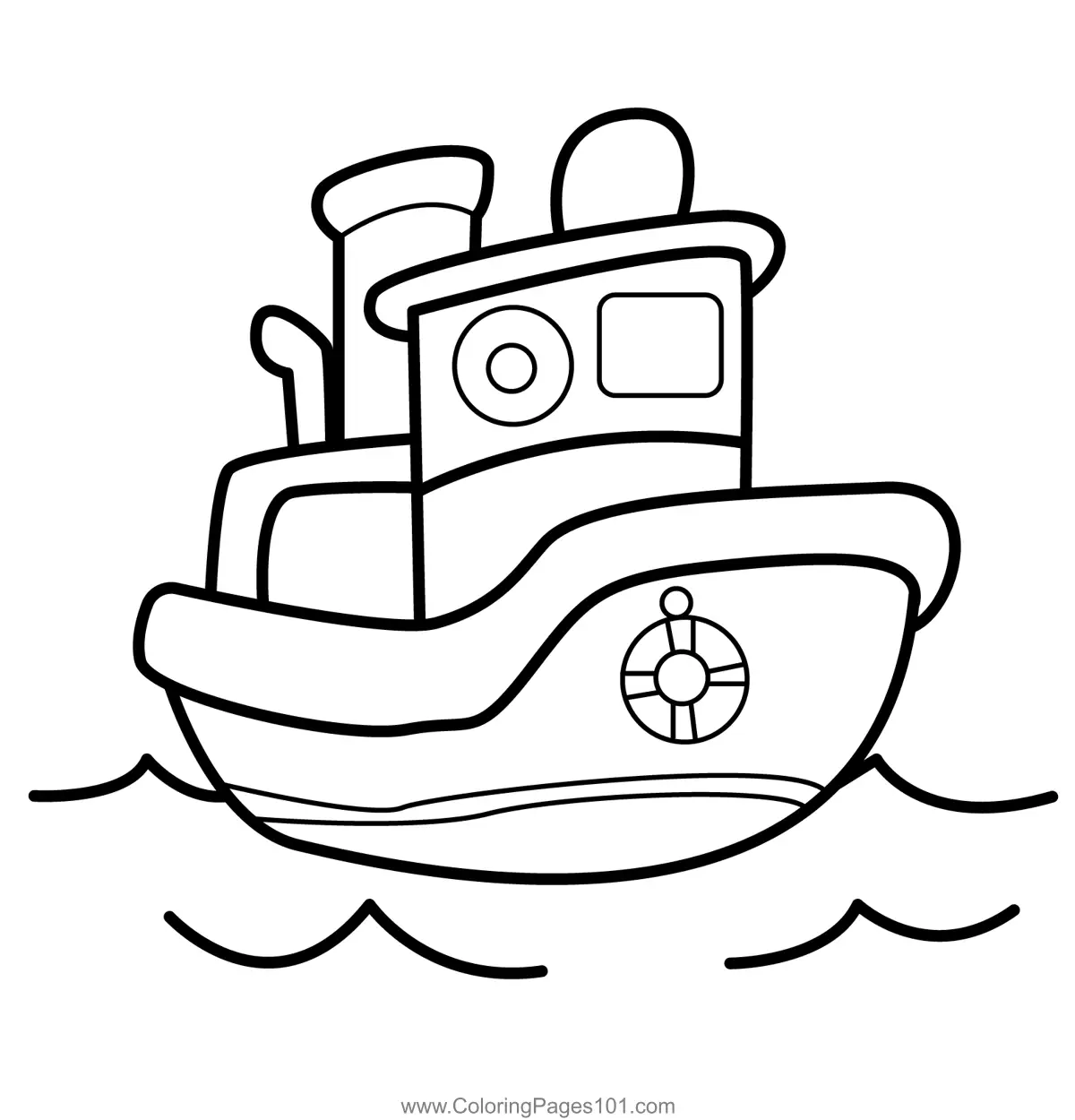 Boats Coloring Pages 6