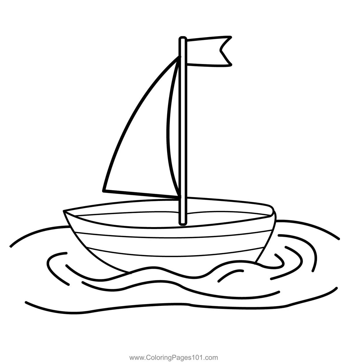 Boats Coloring Pages 7