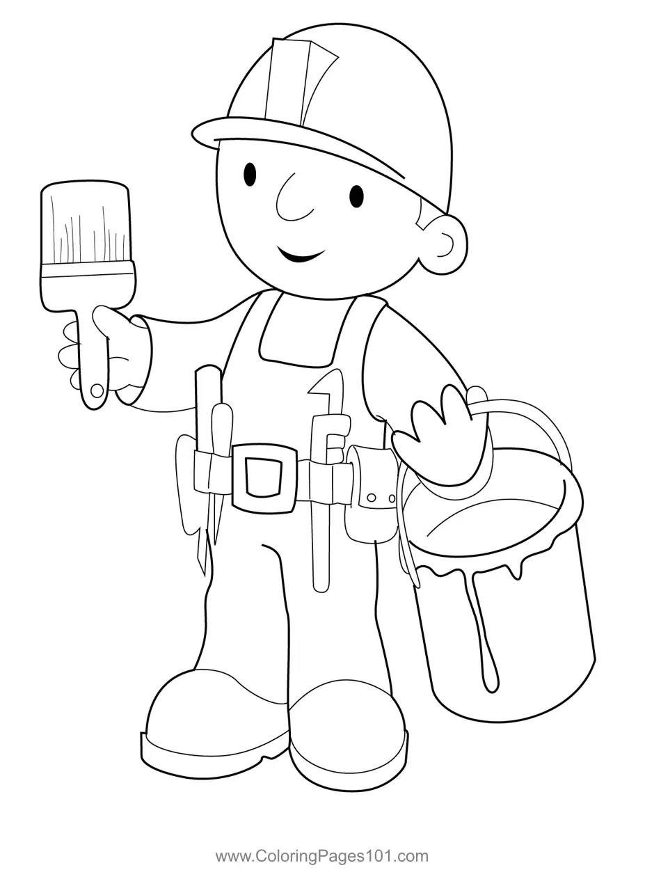 Bob the Builder Coloring Pages 10