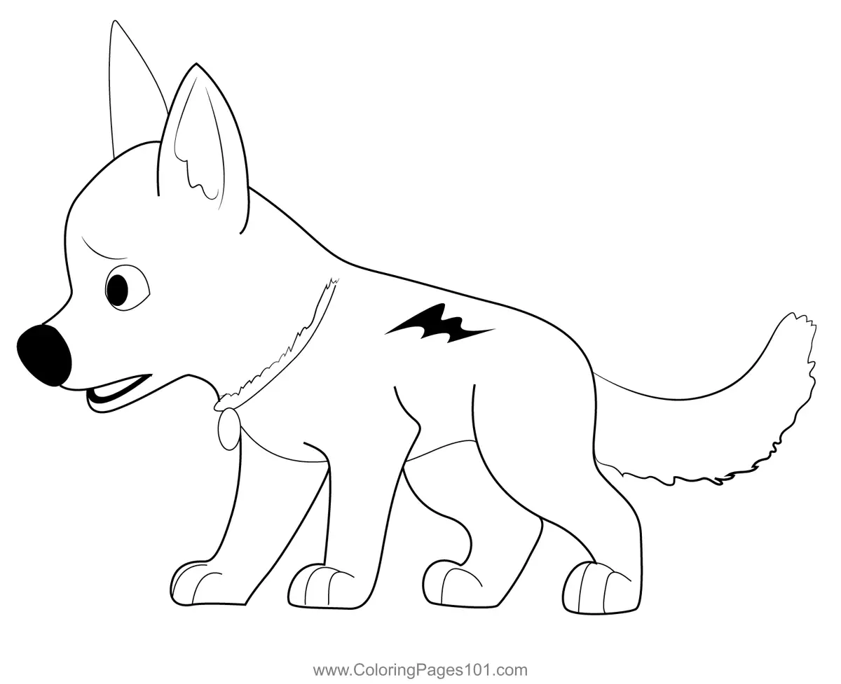 Bolt Coloring Pages 2