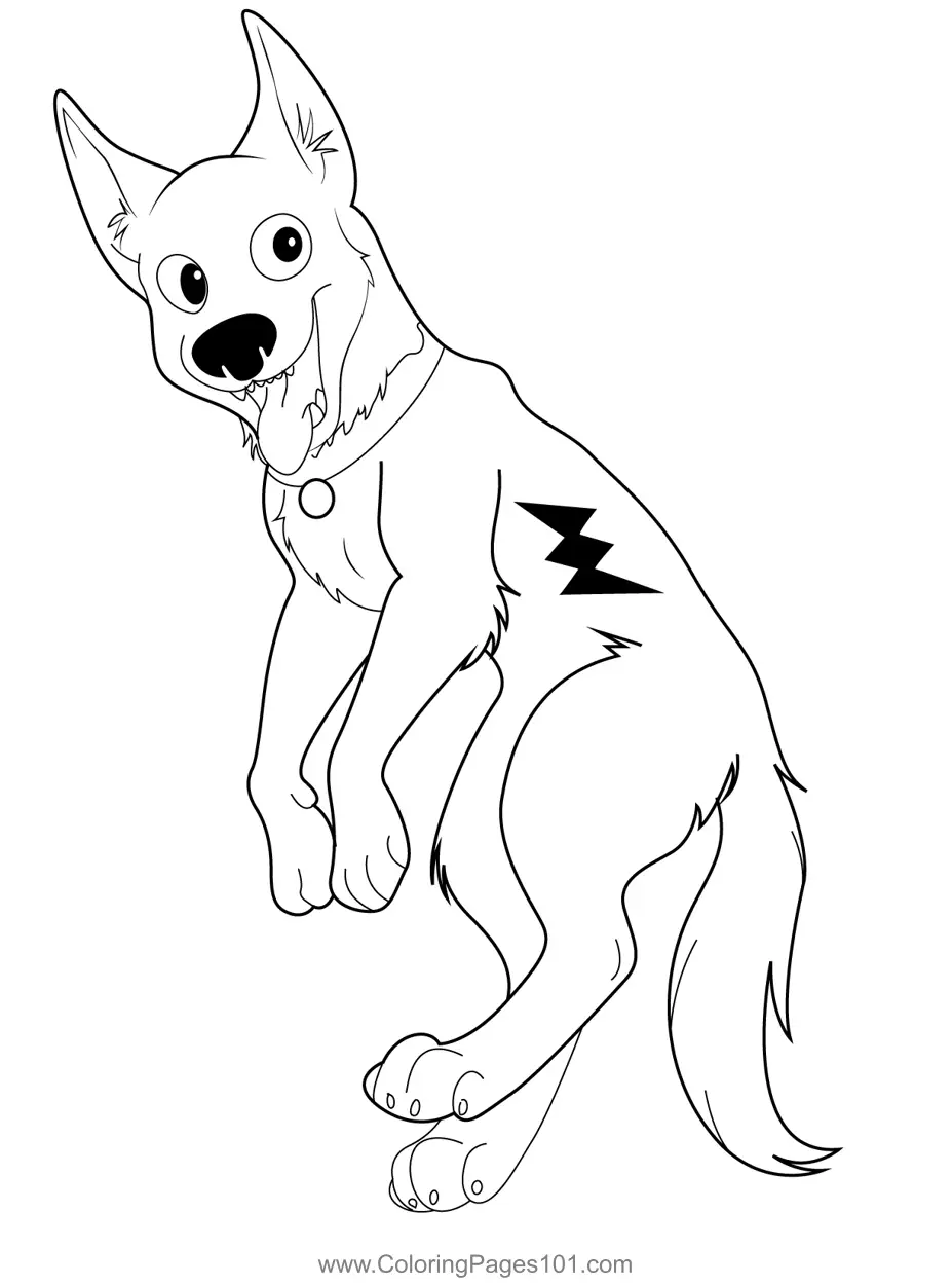 Bolt Coloring Pages 4