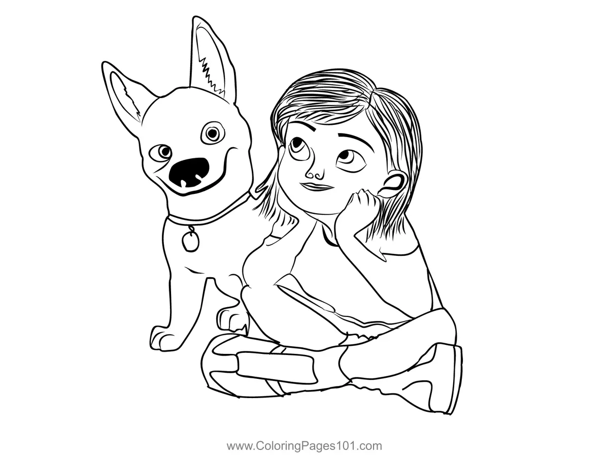 Bolt Coloring Pages 6