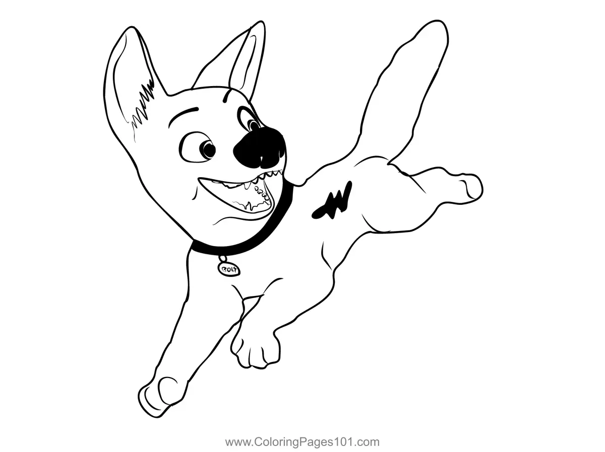 Bolt Coloring Pages 7