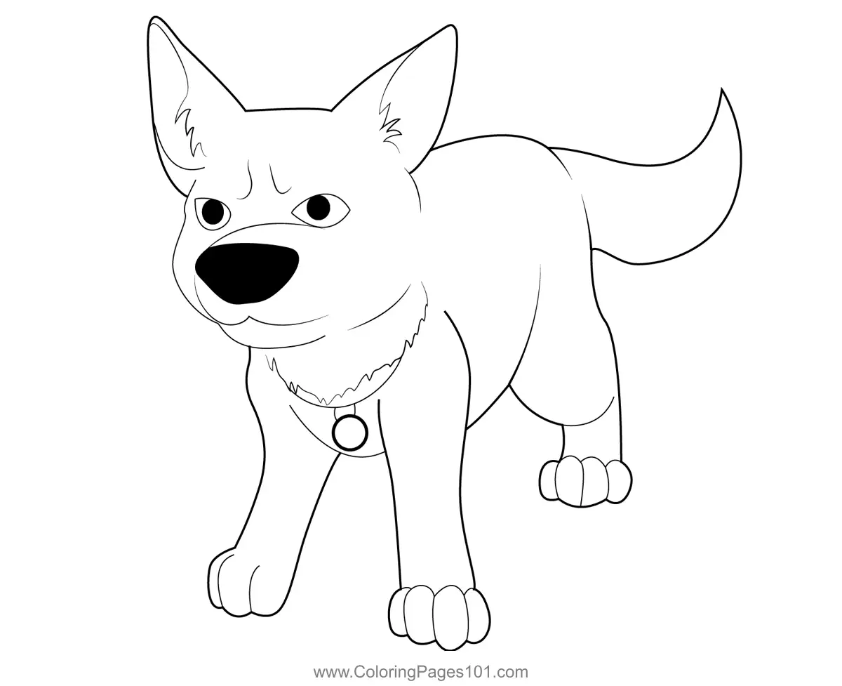 Bolt Coloring Pages 8