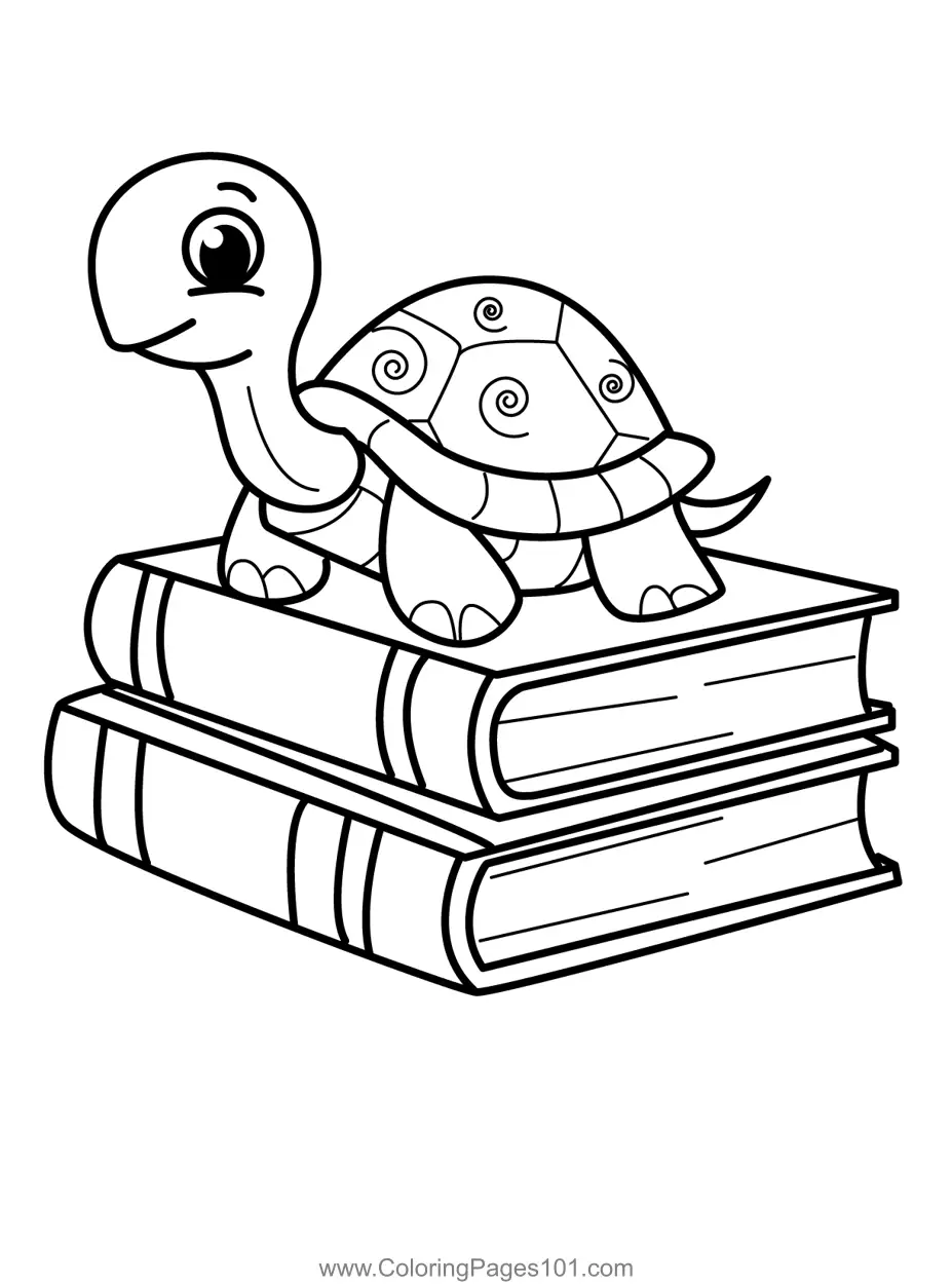 Books Coloring Pages 1