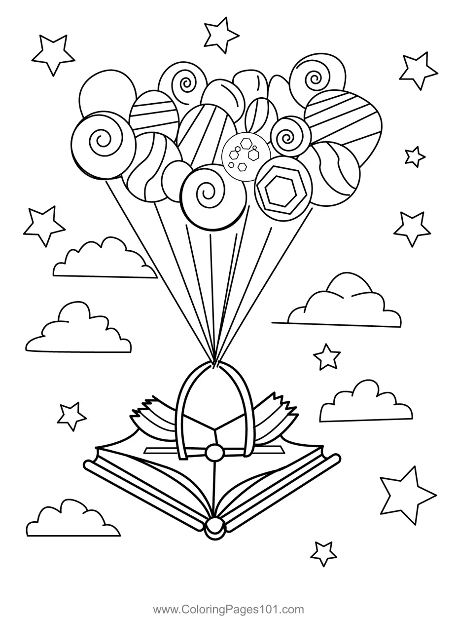 Books Coloring Pages 7