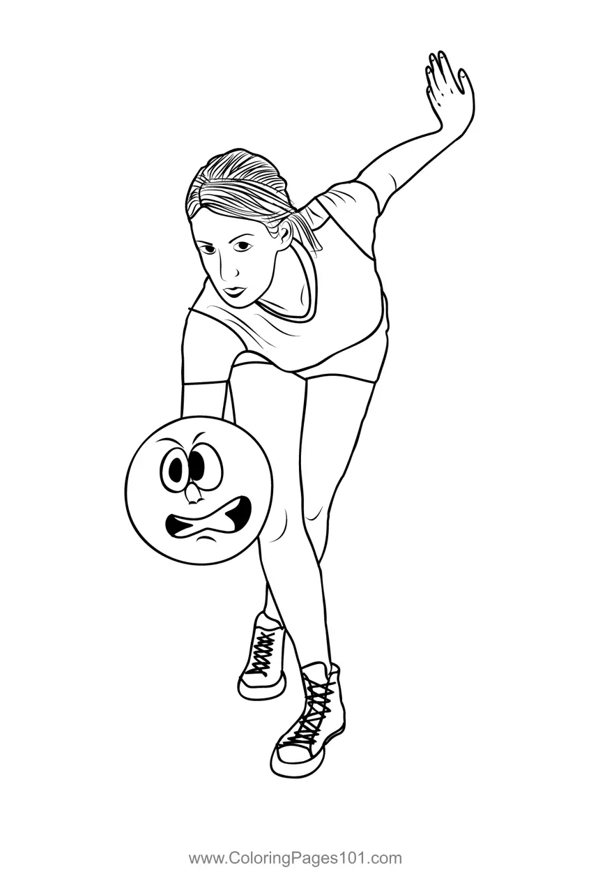 Bowling Coloring Pages 3