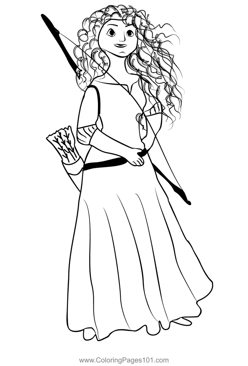 Brave Coloring Pages 3