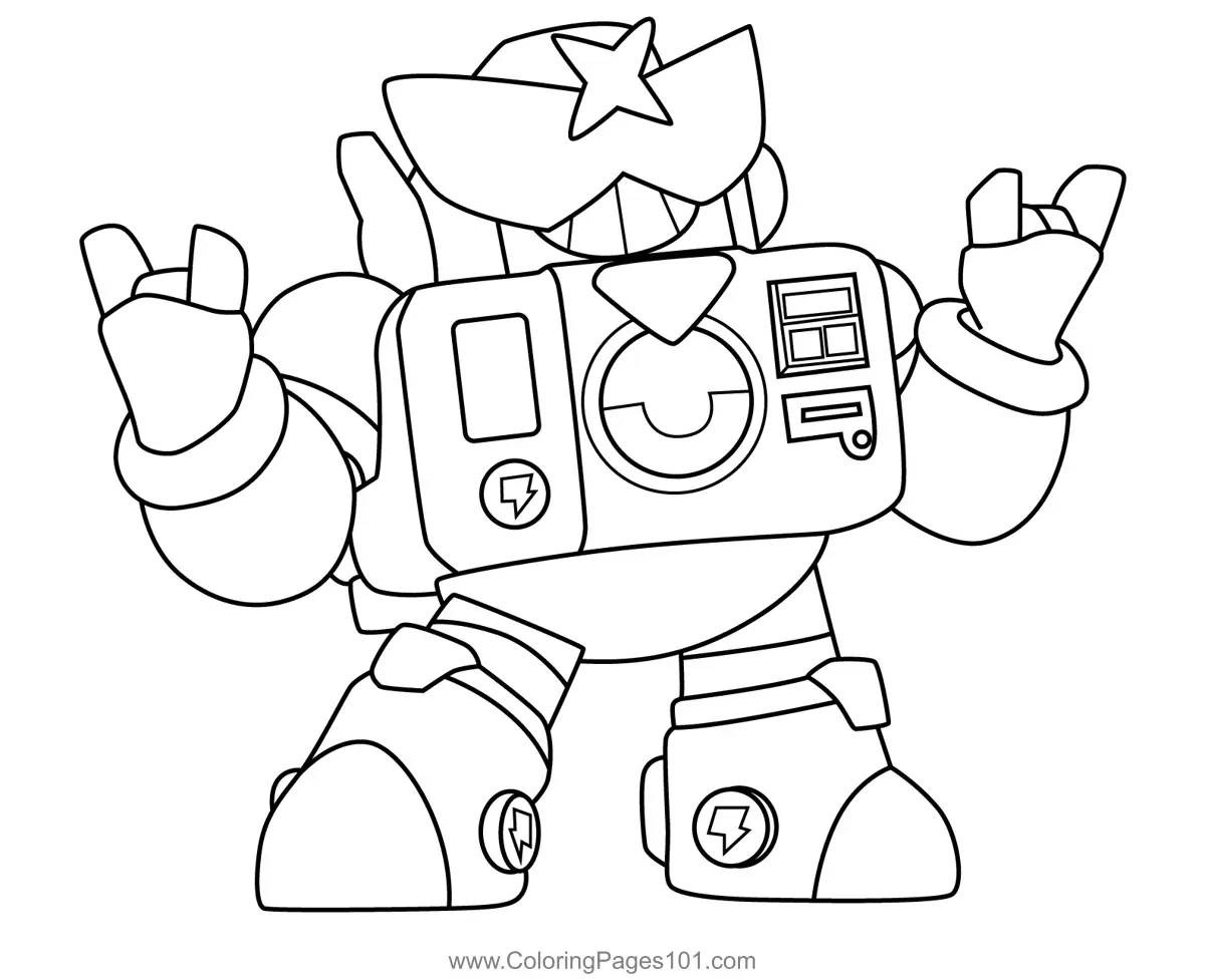 Brawl Stars Coloring Pages 1