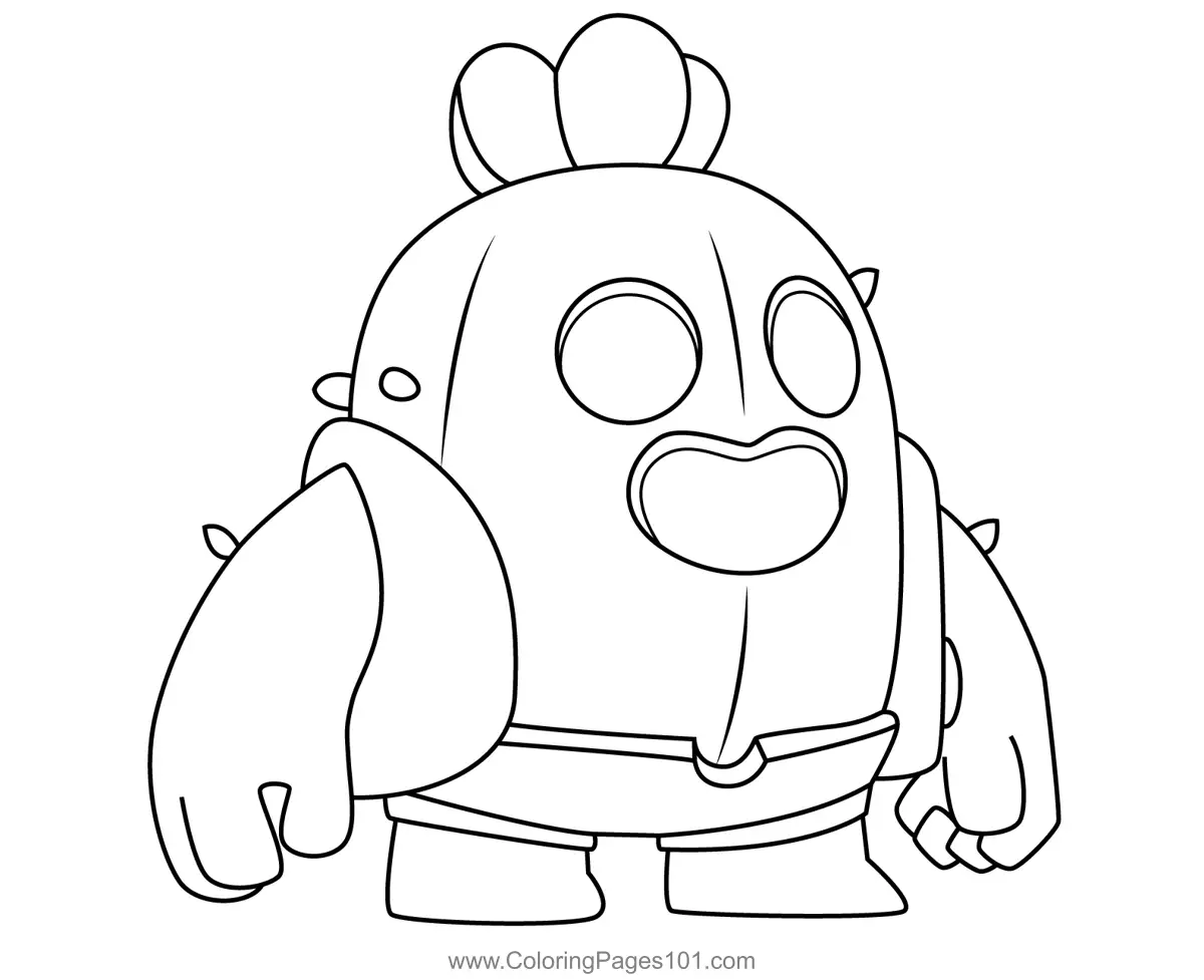 Brawl Stars Coloring Pages 2