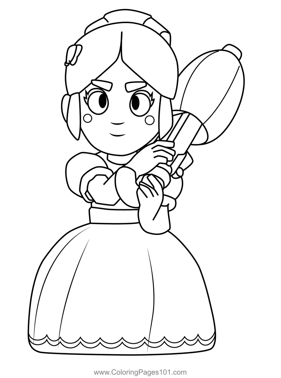 Brawl Stars Coloring Pages 3