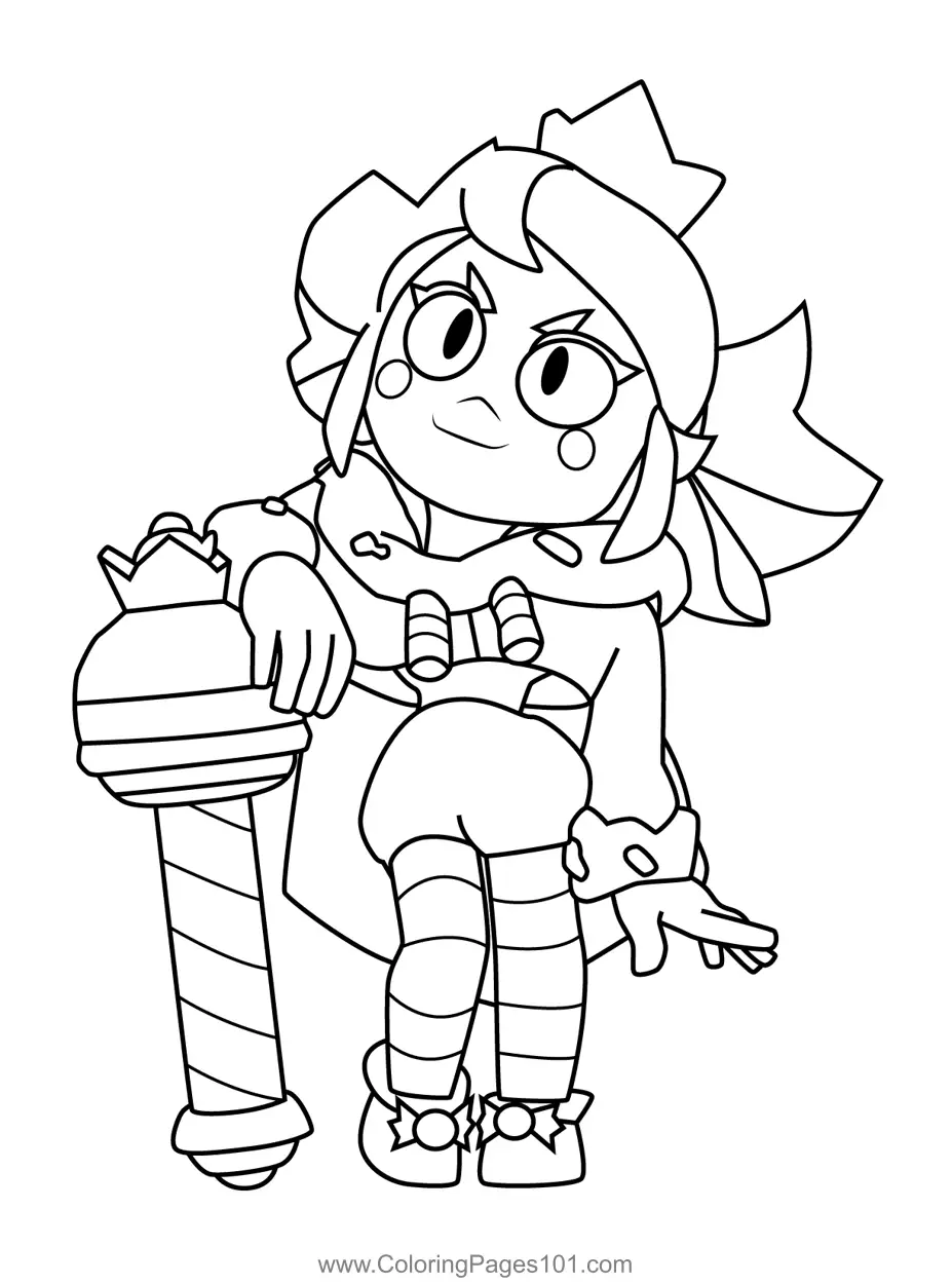 Brawl Stars Coloring Pages 4