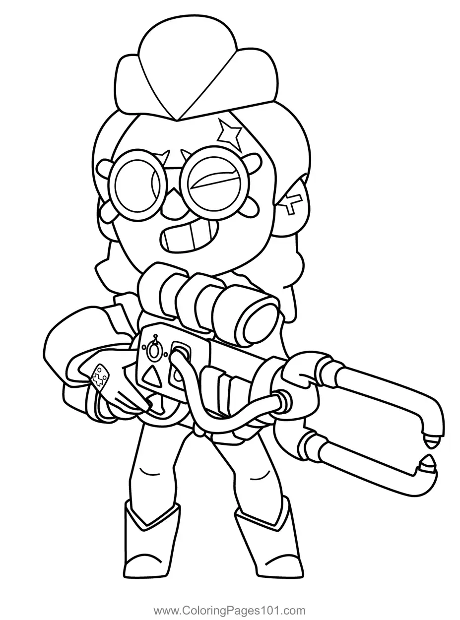 Brawl Stars Coloring Pages 9