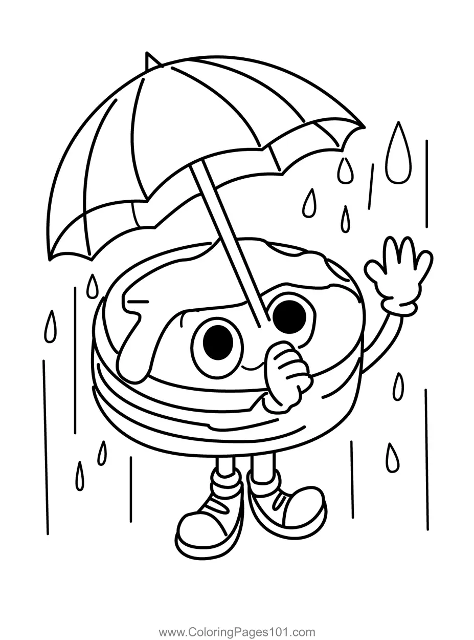 Breakfast Coloring Pages 1