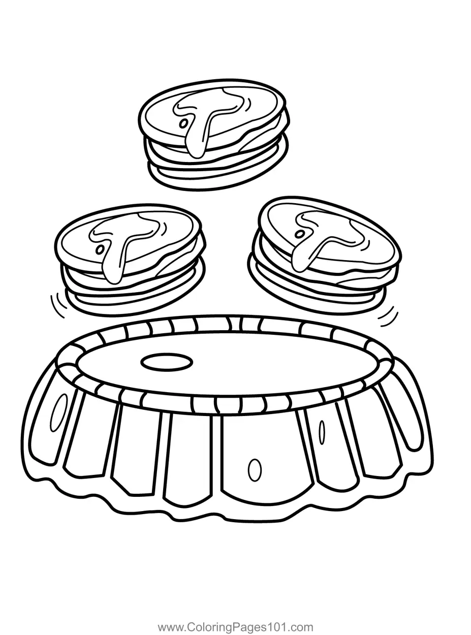 Breakfast Coloring Pages 3