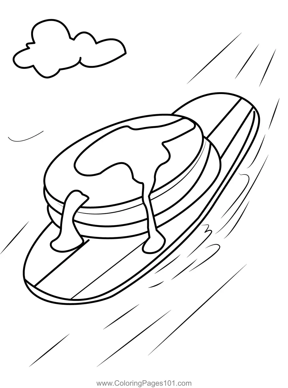 Breakfast Coloring Pages 5