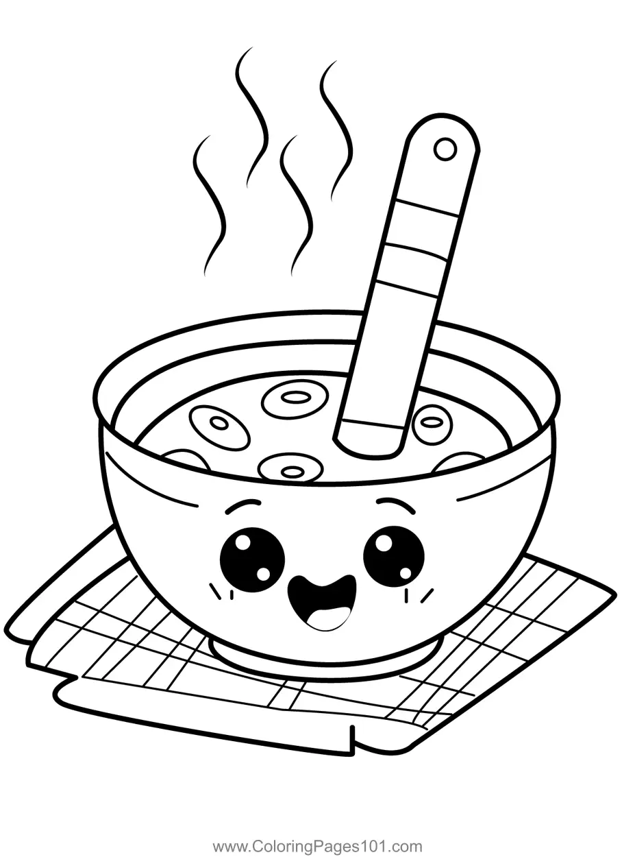 Breakfast Coloring Pages 6