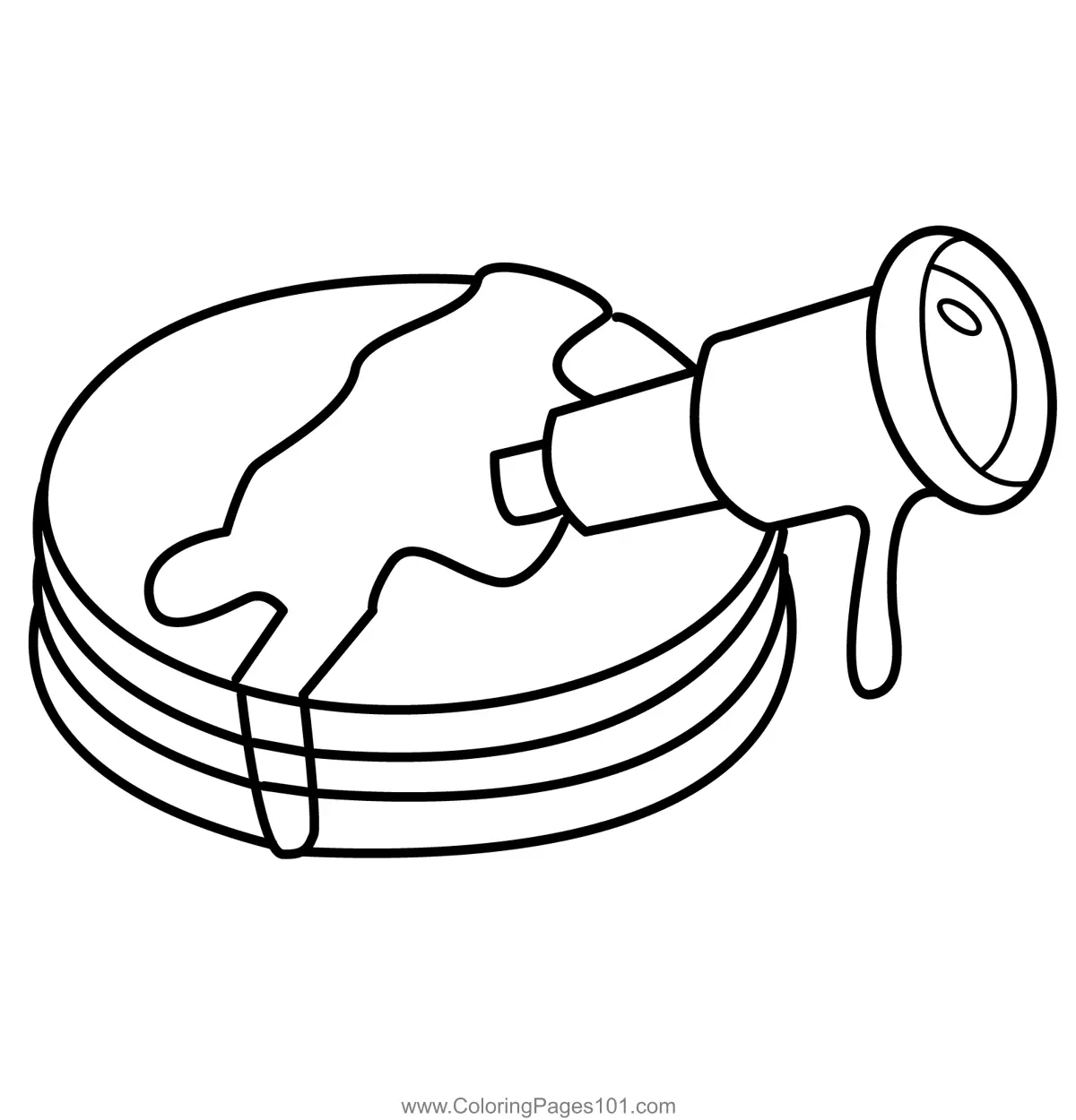 Breakfast Coloring Pages 7