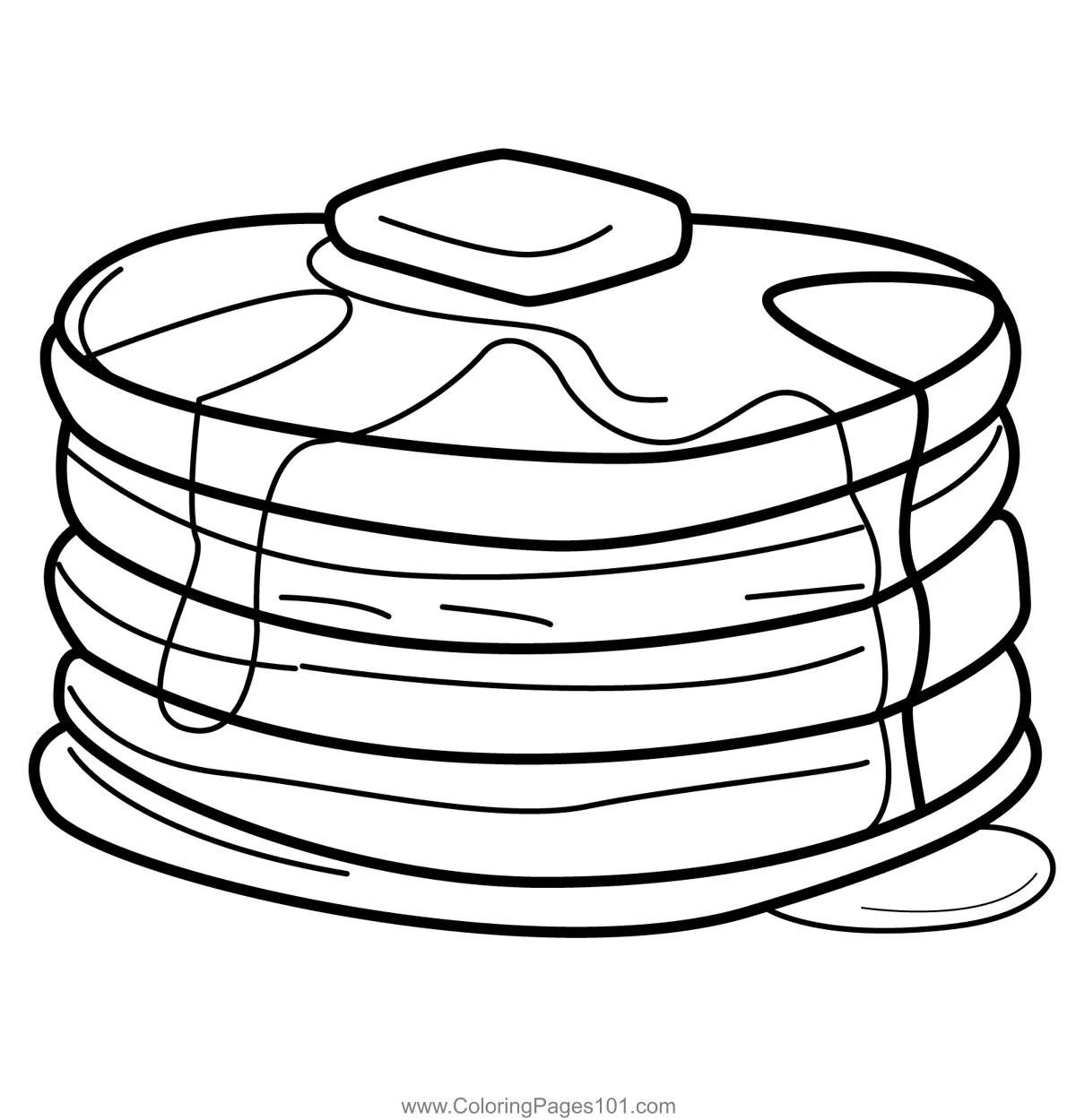 Breakfast Coloring Pages 8