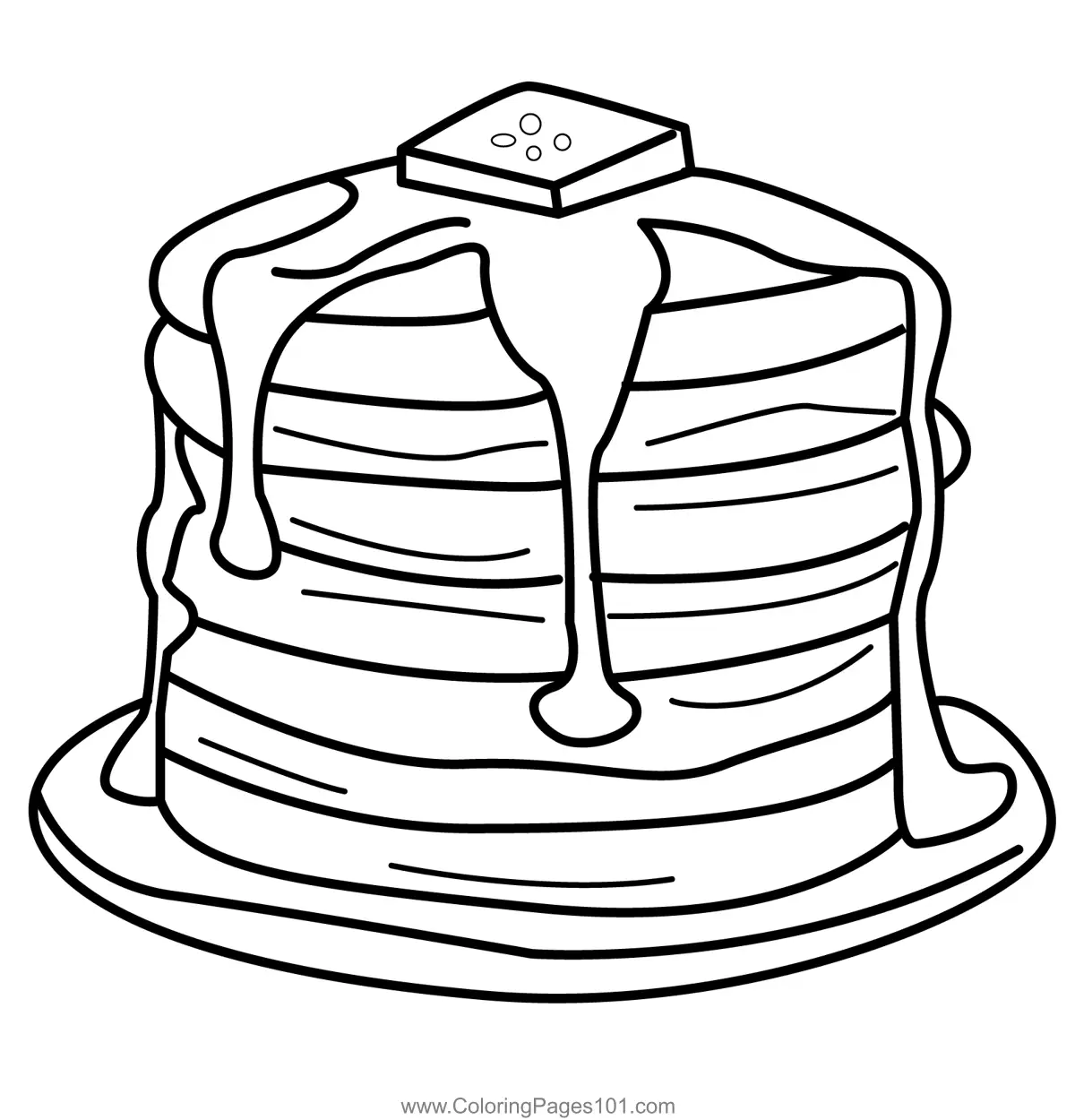 Breakfast Coloring Pages 9