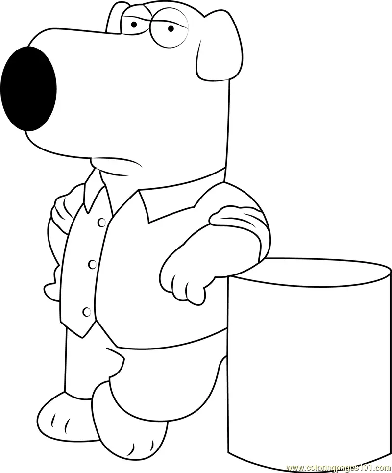 Brian Griffin Coloring Pages 11