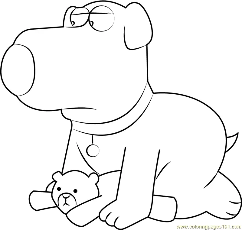 Brian Griffin Coloring Pages 9