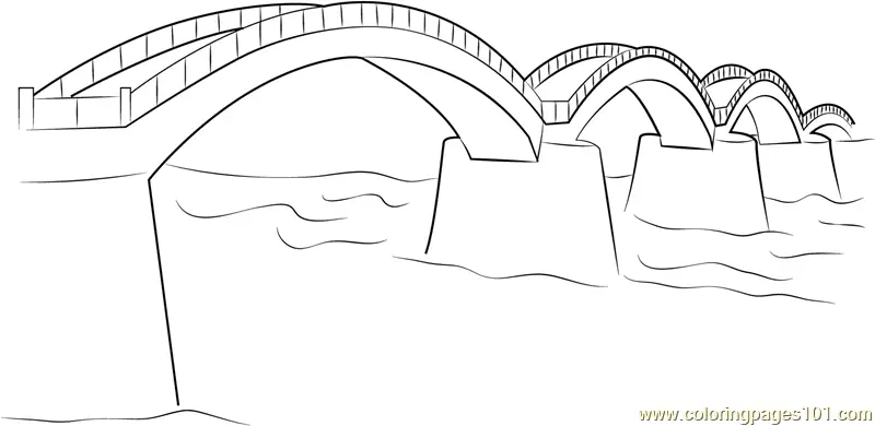 Bridges Coloring Pages 7