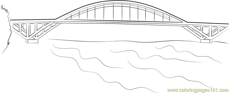 Bridges Coloring Pages 8