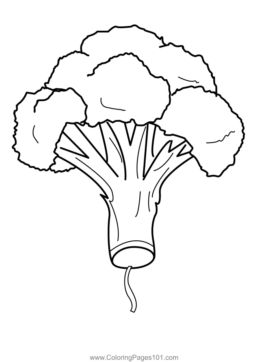 Broccoli Coloring Pages 10