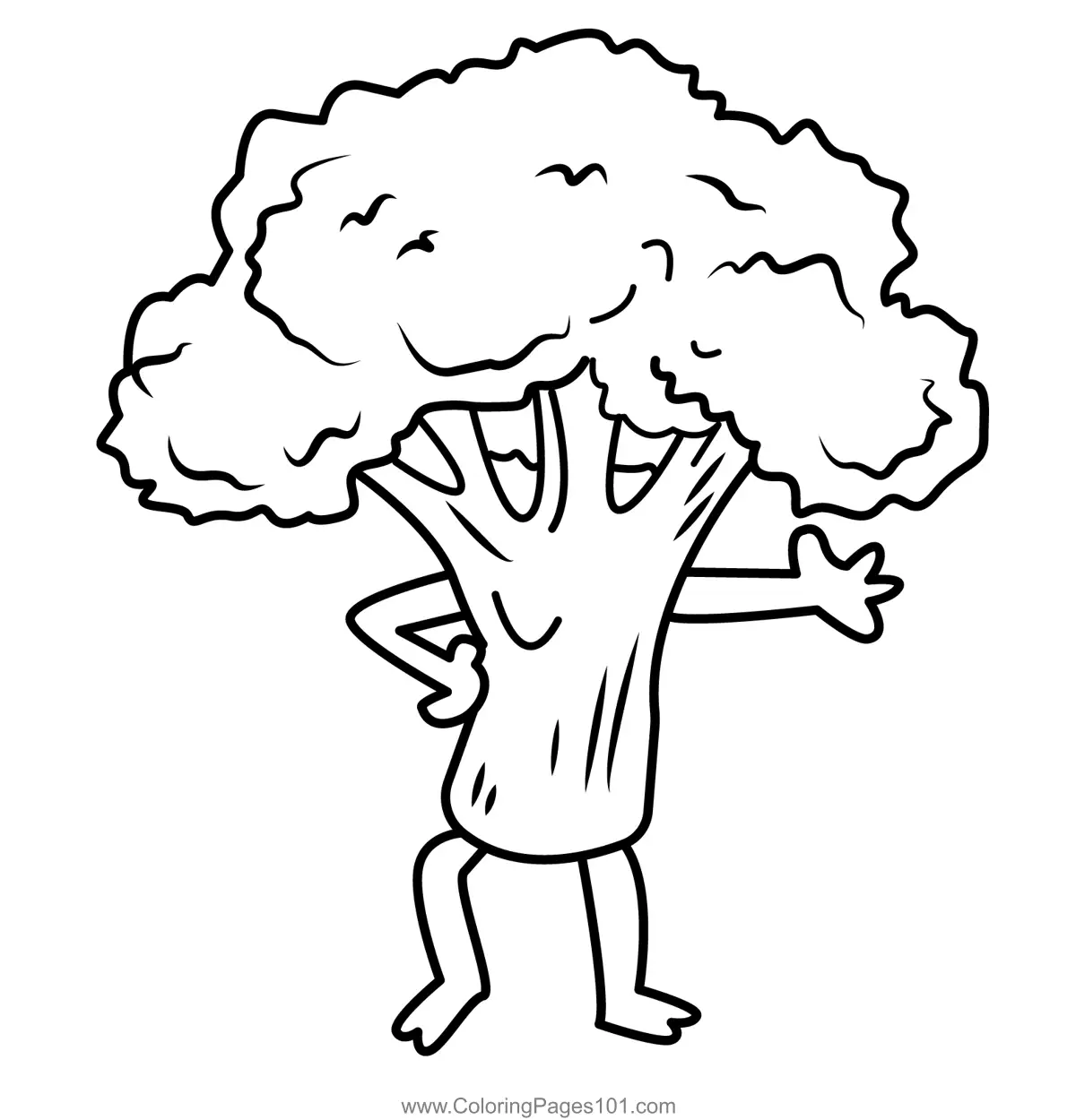 Broccoli Coloring Pages 11