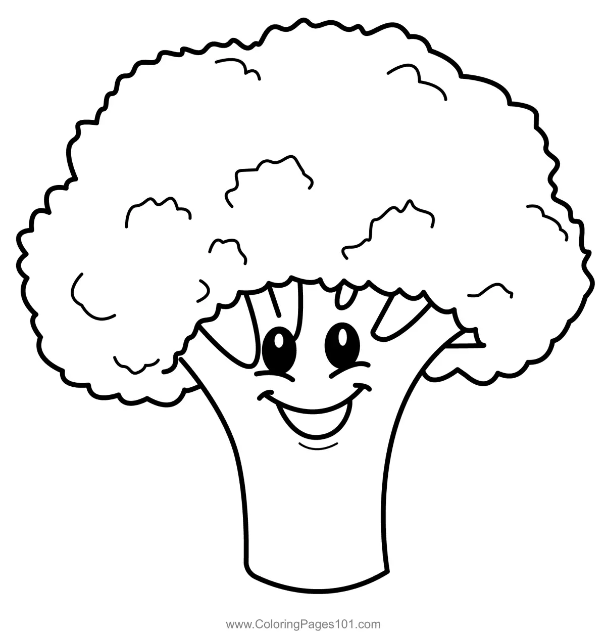 Broccoli Coloring Pages 12