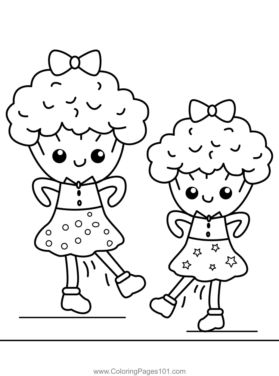 Broccoli Coloring Pages 4