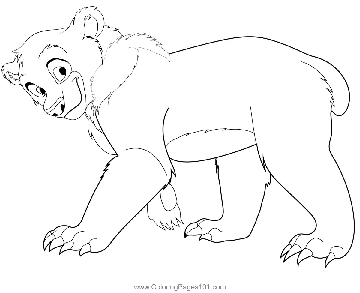 Brother Bear Coloring Pages 1