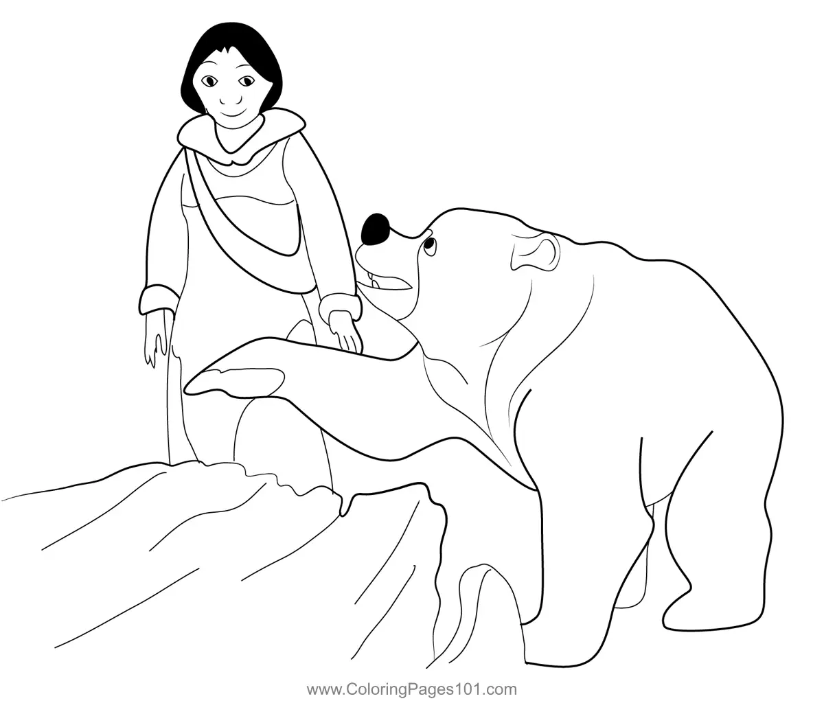 Brother Bear Coloring Pages 10