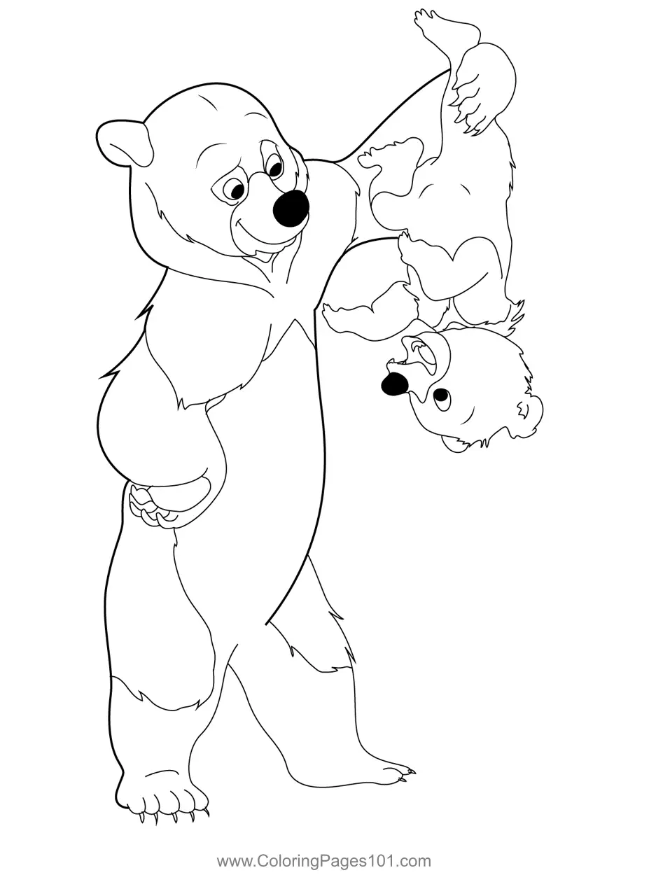 Brother Bear Coloring Pages 2