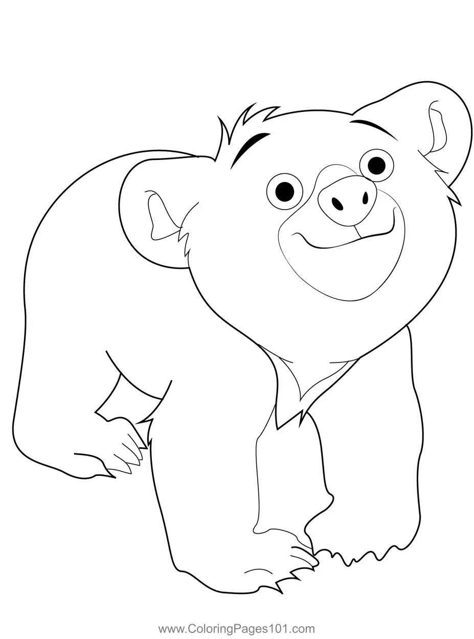Brother Bear Coloring Pages 7