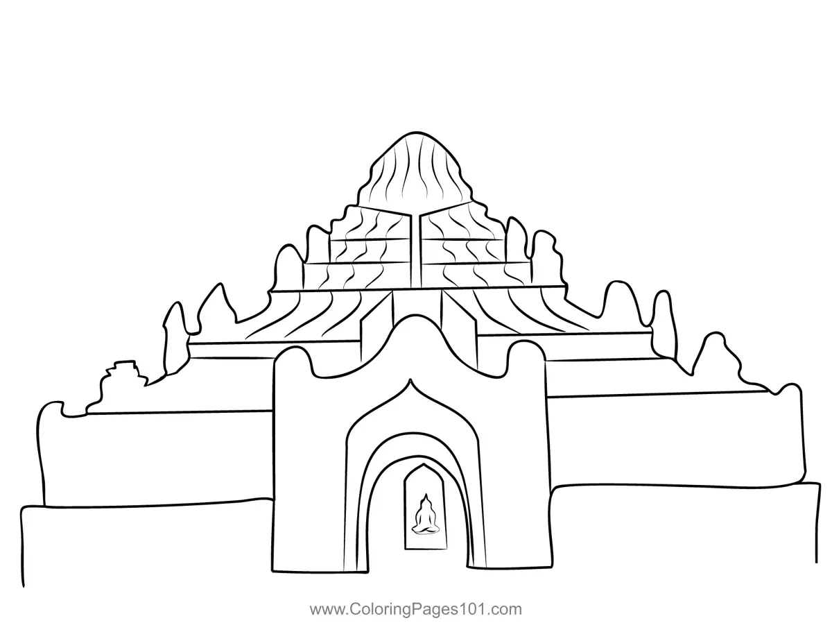 Buddhism Coloring Pages 2